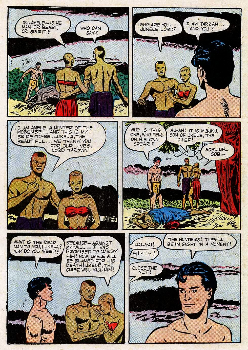 Read online Tarzan (1948) comic -  Issue #15 - 34