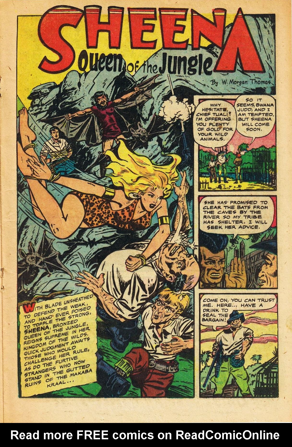 Read online Sheena, Queen of the Jungle (1942) comic -  Issue #11 - 17