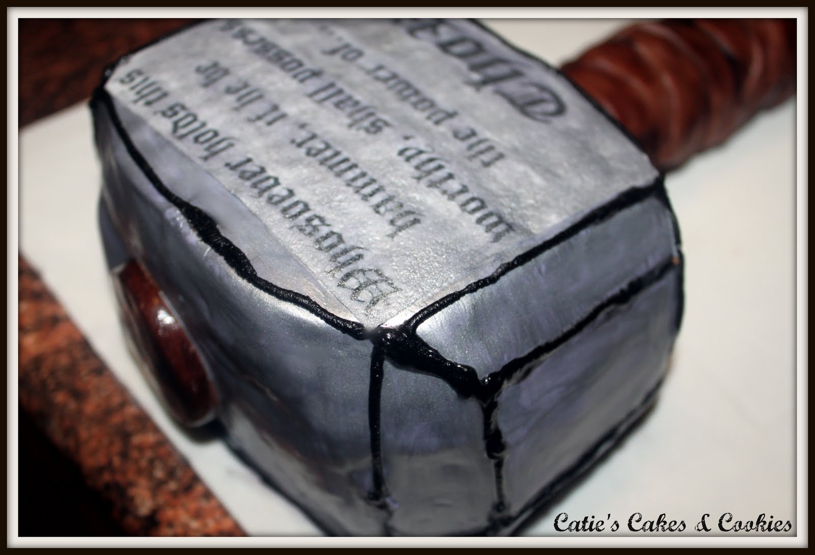 Catie's Cakes & Cookies Thor's Hammer