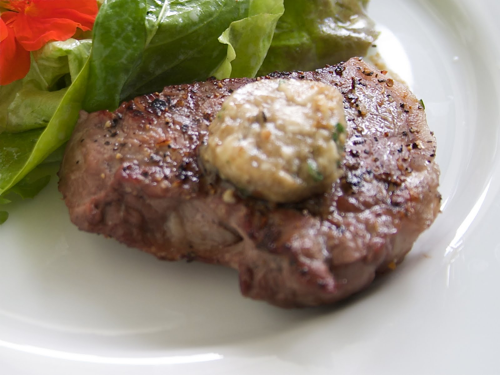 All Our Fingers in the Pie Grilled Sirloin Steaks with Blue Cheese