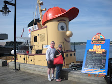Patte and Dave with Theodore the Tug