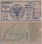 1930 Duquesne Ticket