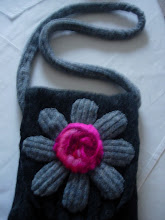 bag made from felted jumper