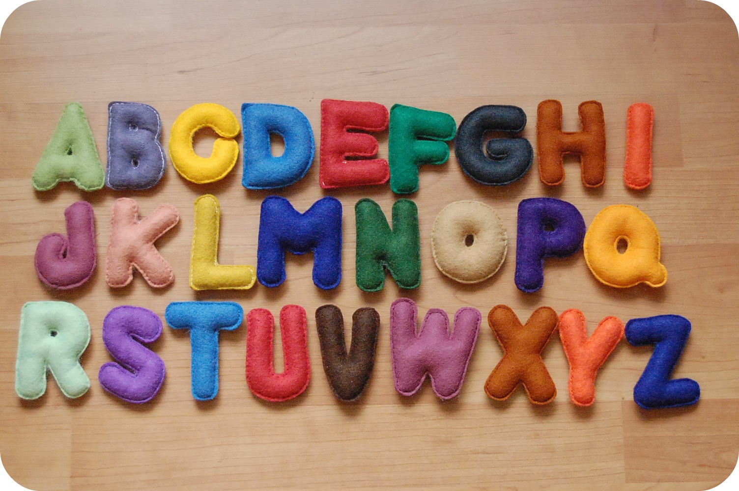 Felt Alphabet Letters Template