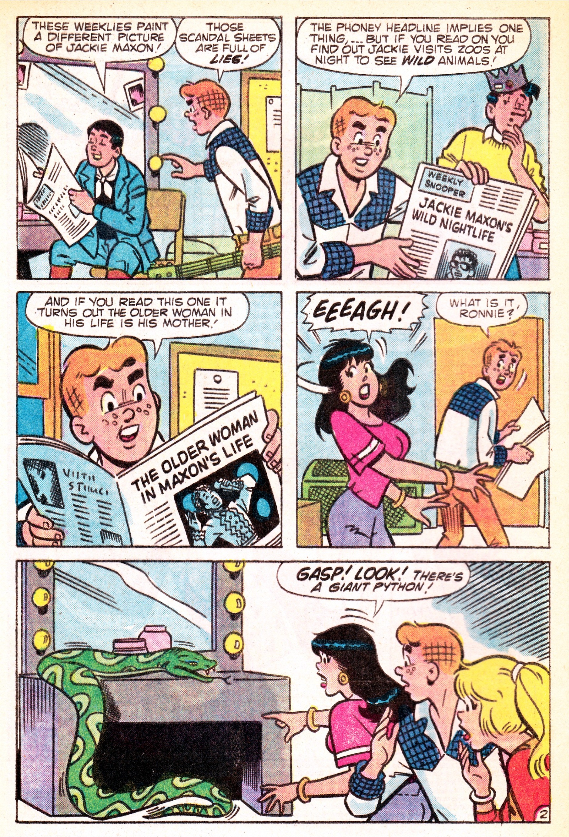 Read online Archie's TV Laugh-Out comic -  Issue #100 - 4