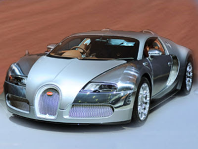 Bugatti Automobiles SAS presents the Bugatti Veyron Bleu Centenaire at 