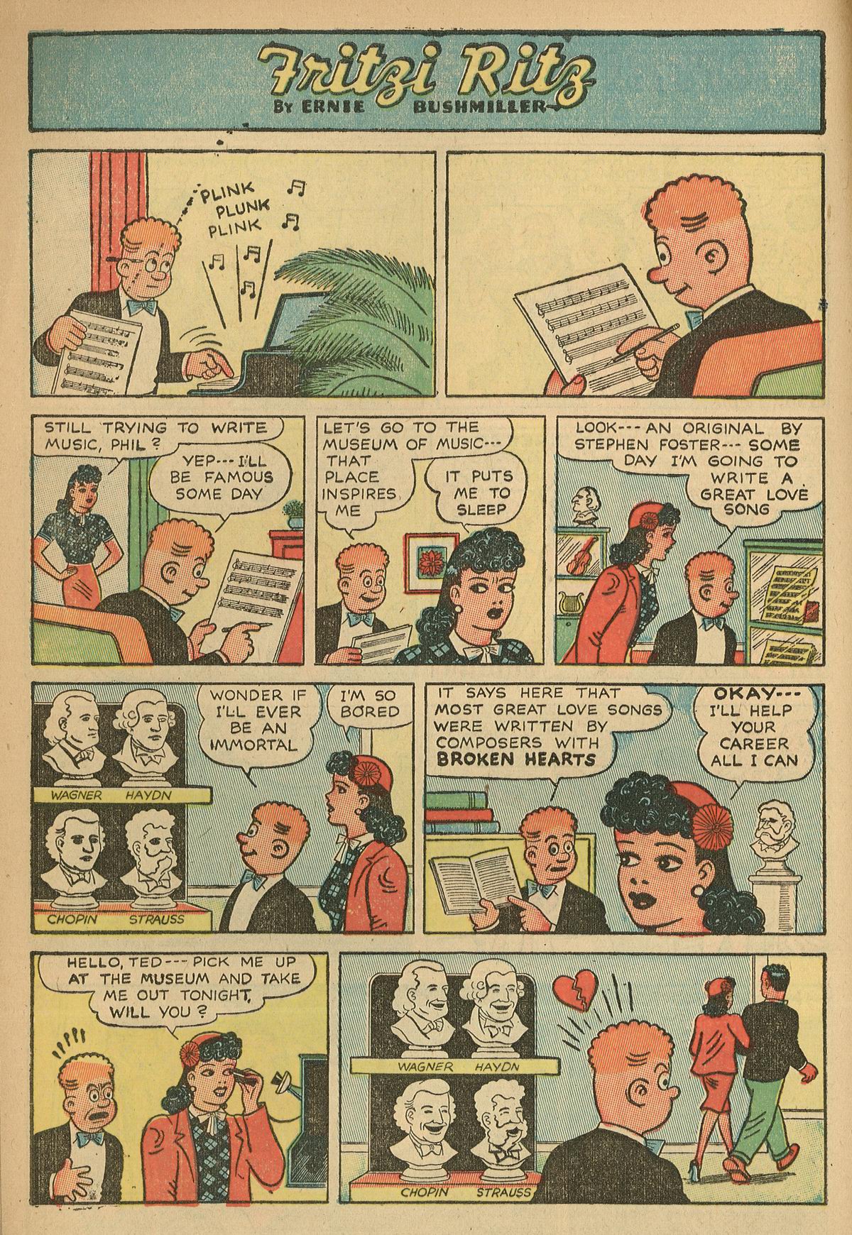 Read online Fritzi Ritz (1953) comic -  Issue #4 - 8