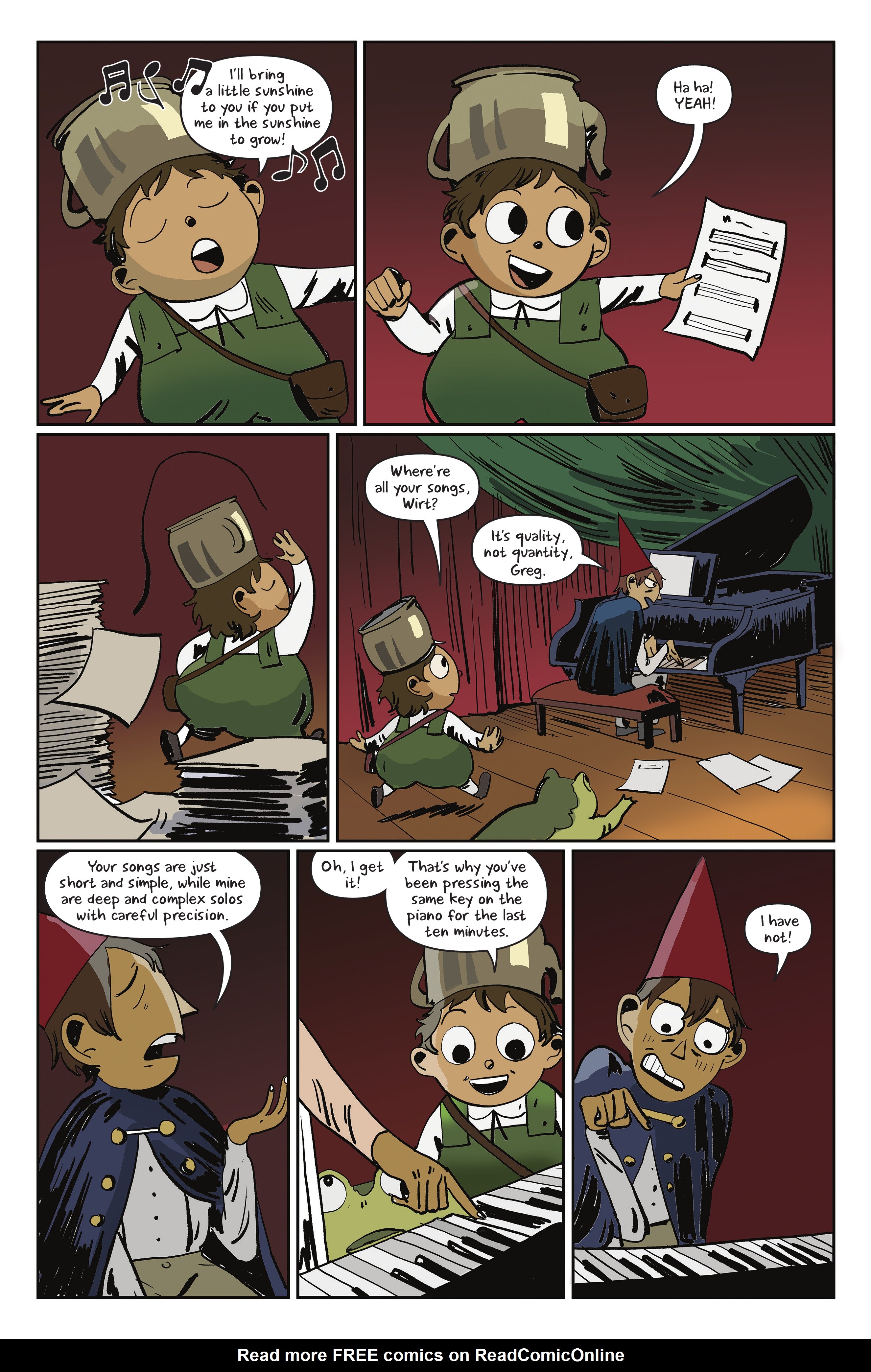 Read online Over the Garden Wall: Soulful Symphonies comic -  Issue # TPB - 54