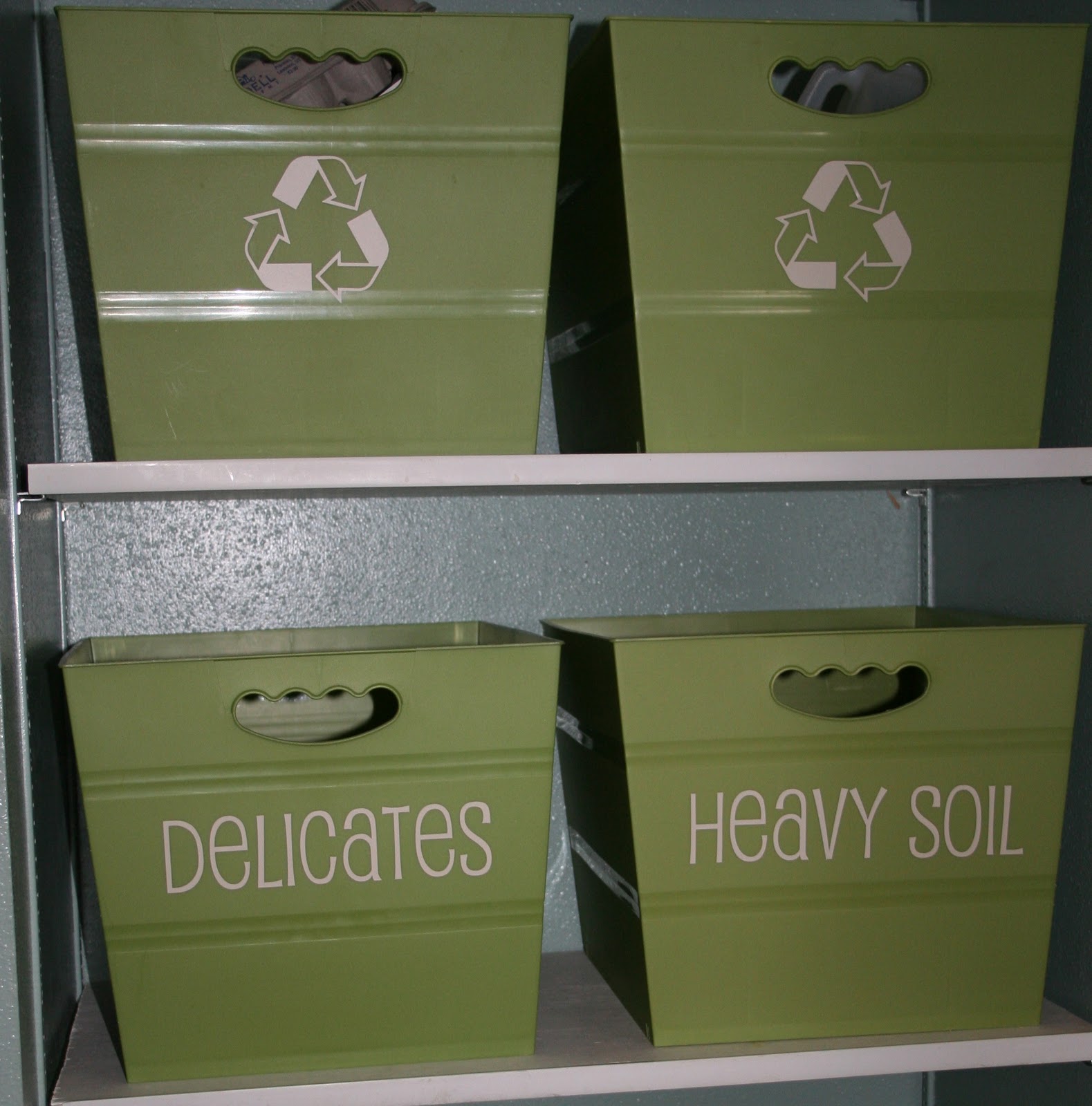 Try This! Labeled Laundry Bins