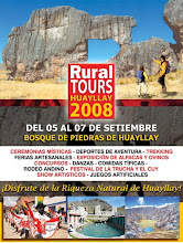 Rural Tour Huayllay- Vicco 2008