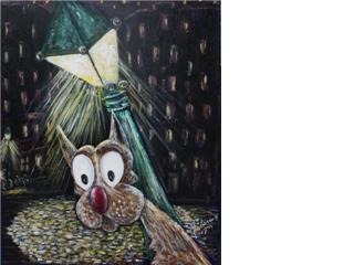 LE CHIEN AU REVERBERE