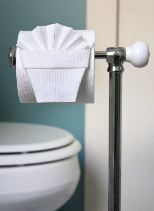 Essential life skill: toilet paper origami | How About Orange