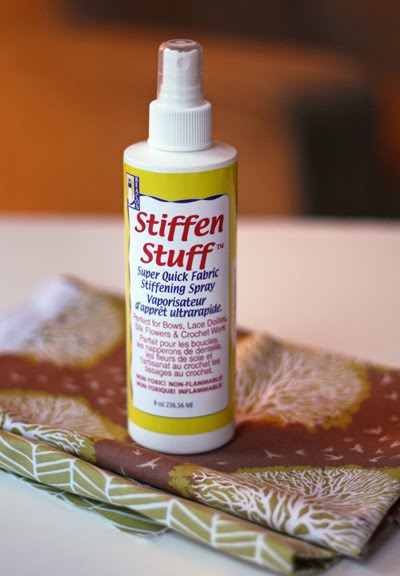 How to stiffen felt with chemical stiffener