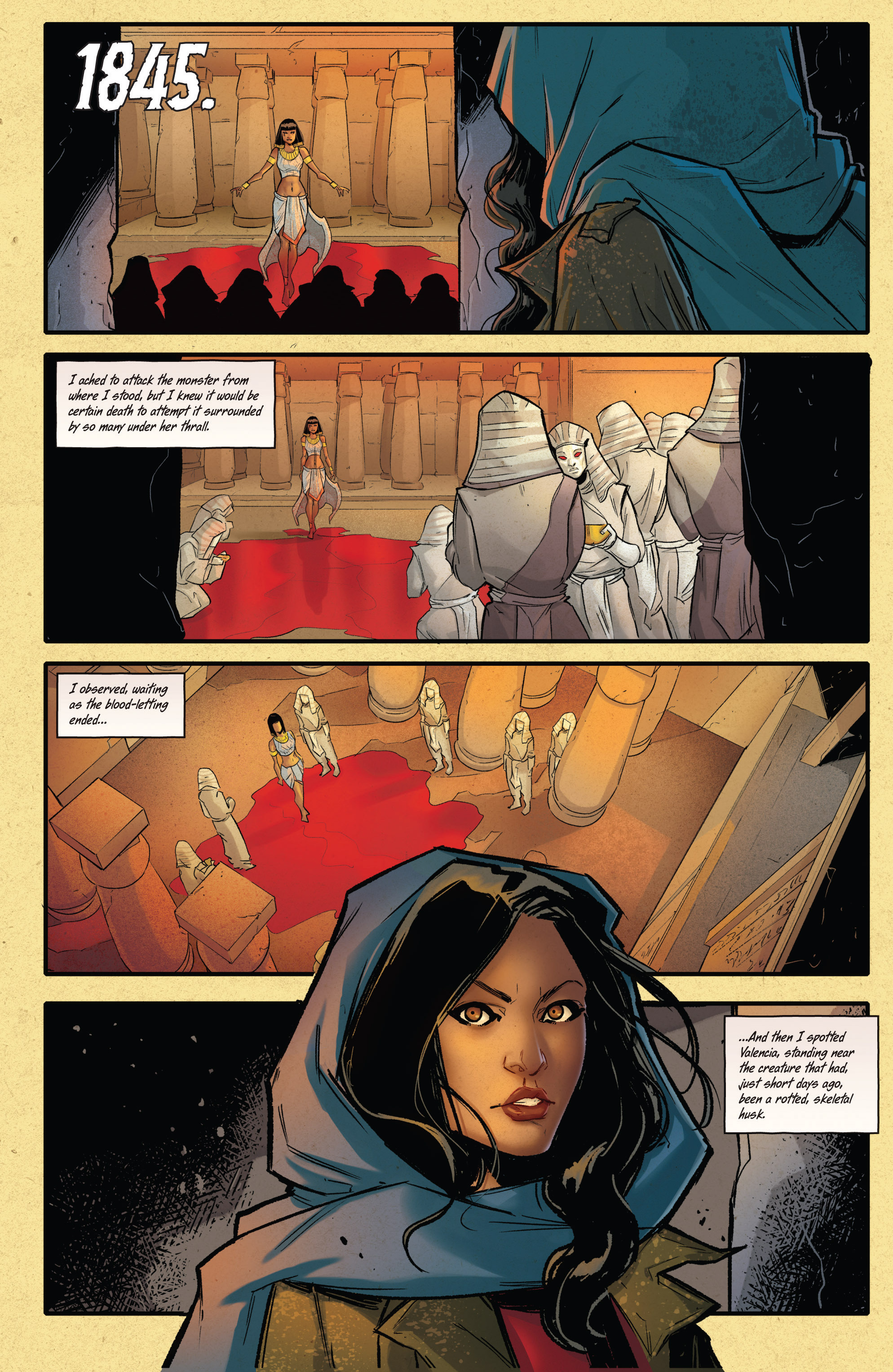 Read online Van Helsing vs The Mummy of Amun-Ra comic -  Issue #5 - 9