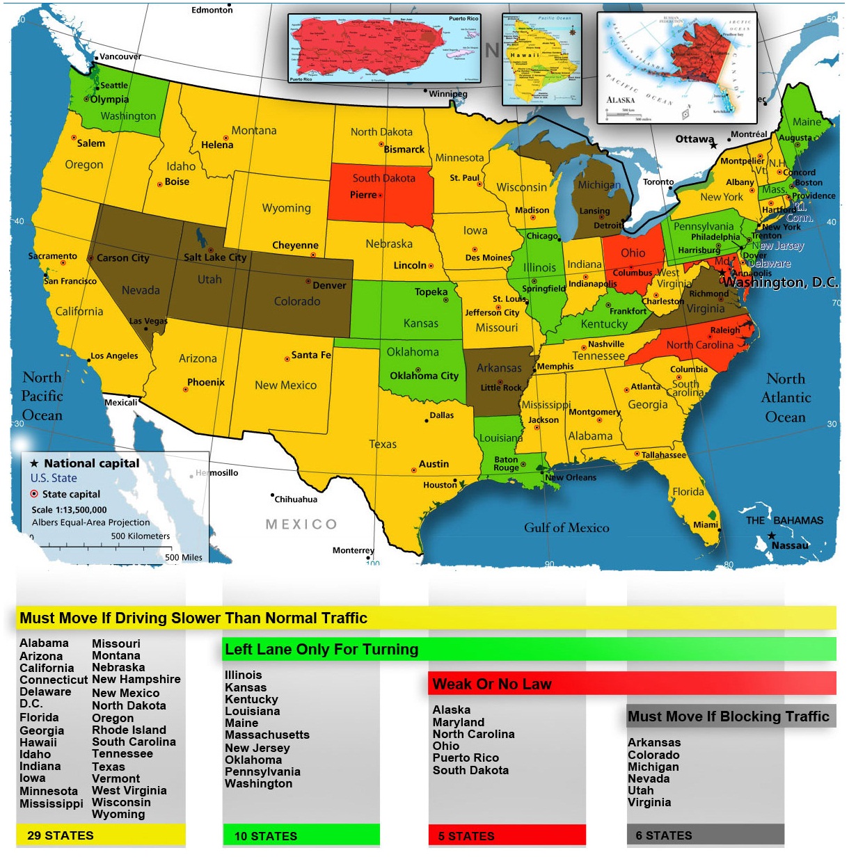 Left Lane Laws...State by State
