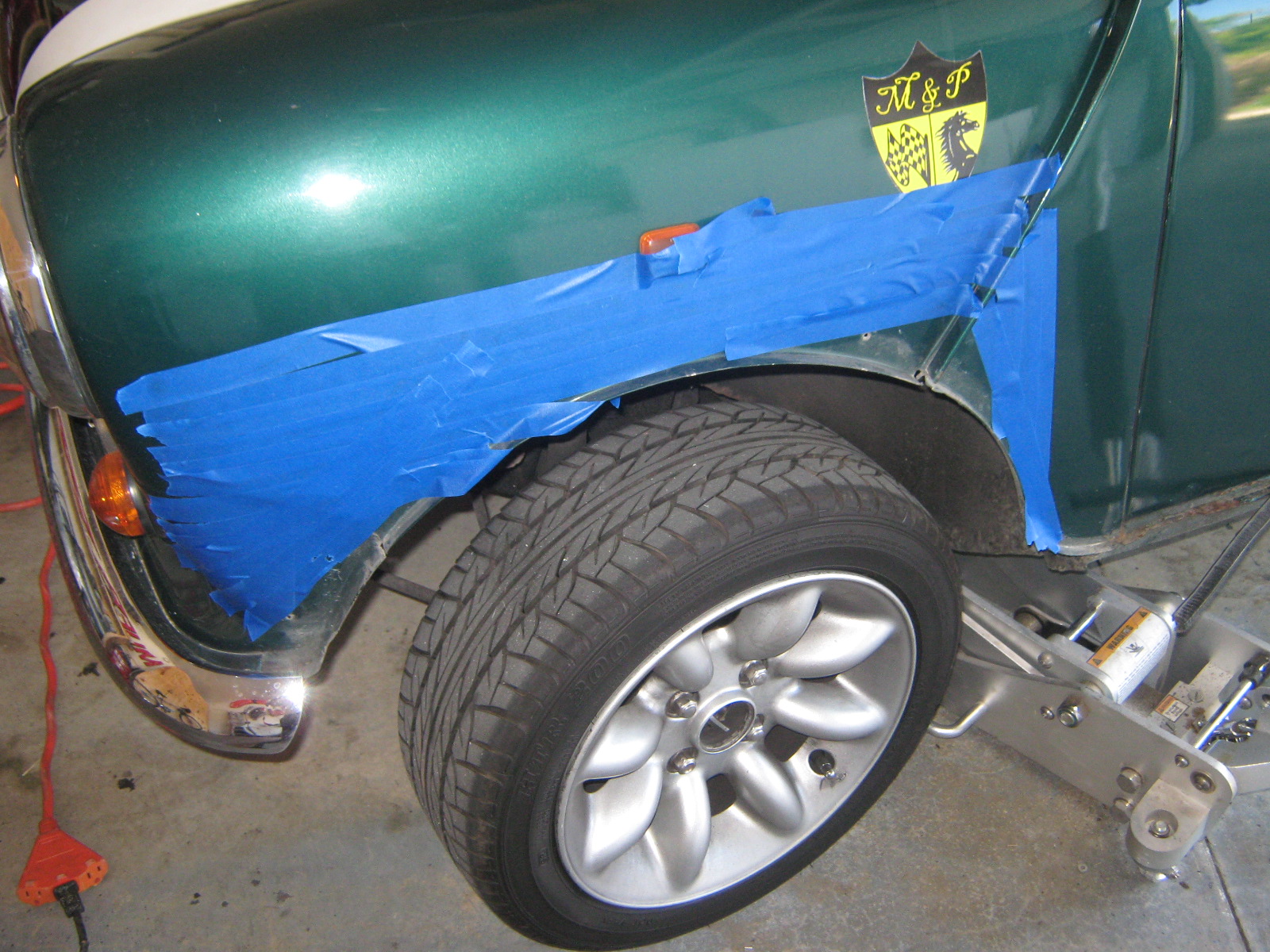 Project Mini Cooper Sportpack Arches Install