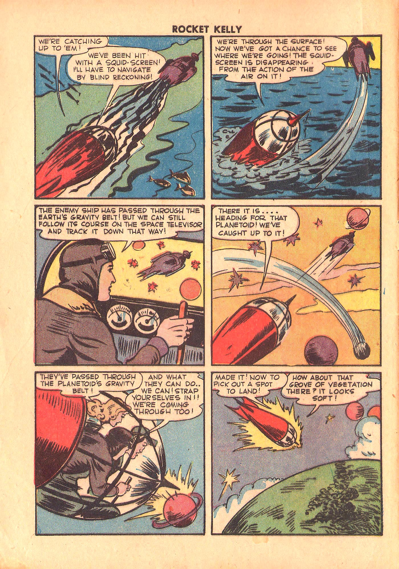 Read online Rocket Kelly (1945) comic -  Issue #1 - 8