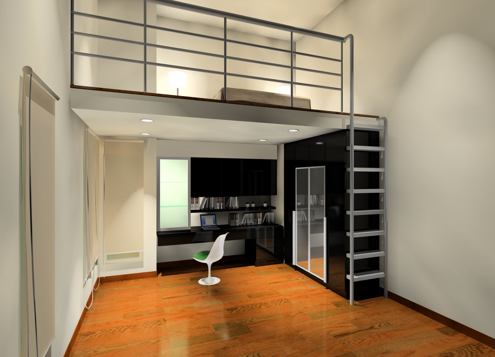 bedroom mezzanine design - home design