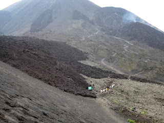 Heading for the lava - Volcan Pacaya