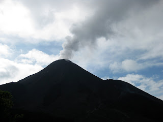 First glimpse of Volcan Pacaya