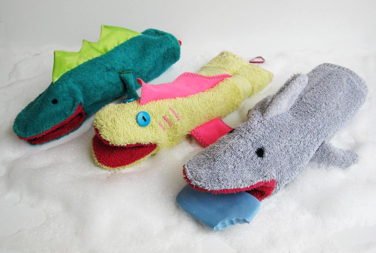 test blog Washcloth Hand Puppets