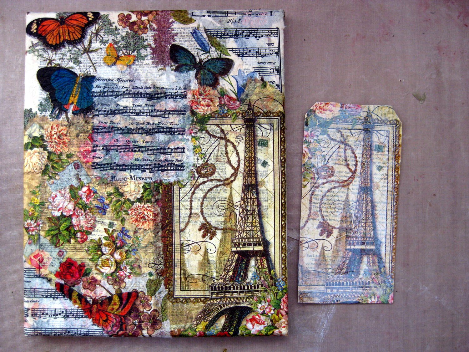 Scraps of my Life Paper Napkins Collage