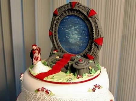 Stargate Wedding Cake Topper