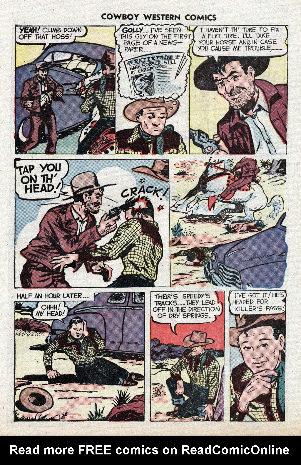 Read online Cowboy Western Comics (1948) comic -  Issue #22 - 26