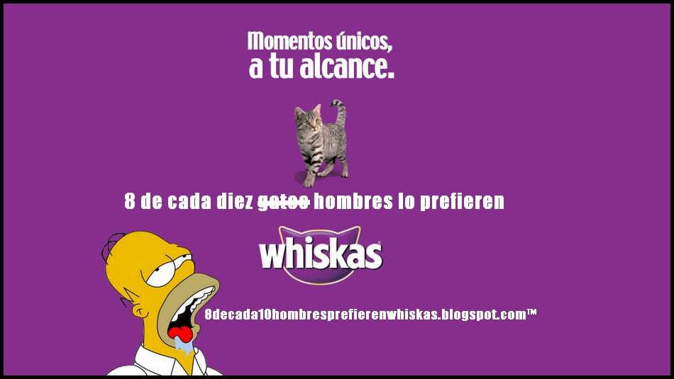 8 de cada 10 hombres prefieren whiskas.