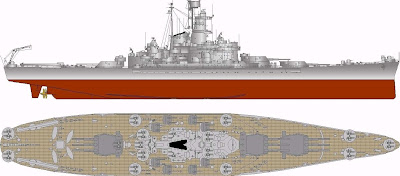 warship: south dakota class battleship Deck Plans