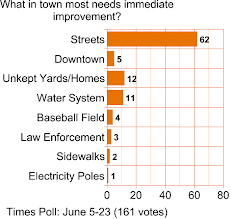 TIMES POLL: Have Your Priorities Changed In The Past Year? What In Town Most Needs Immediate Work?