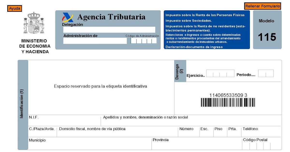 conoce tus impuestos modelo 115 retenciones e ingresos a cta