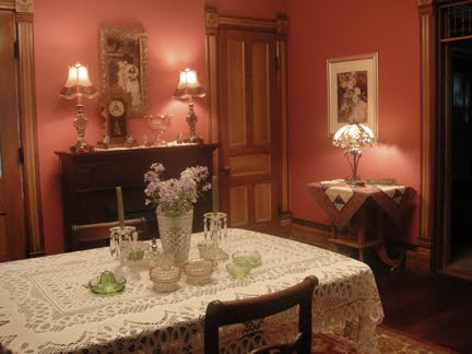 1893 Victorian Farmhouse Restoring The Red Dining Room