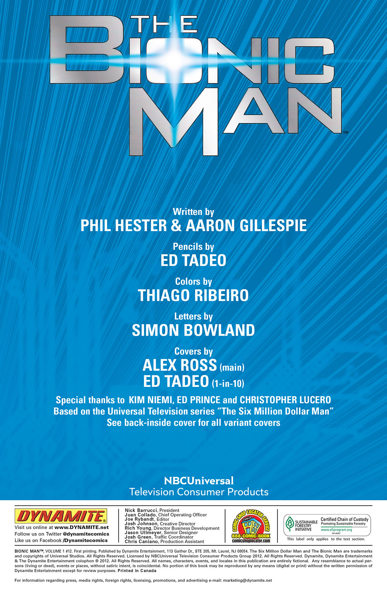 Read online Bionic Man comic -  Issue #12 - 3