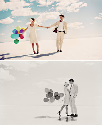  for a fun balloon filled wedding day A handfull of colorful rounds 