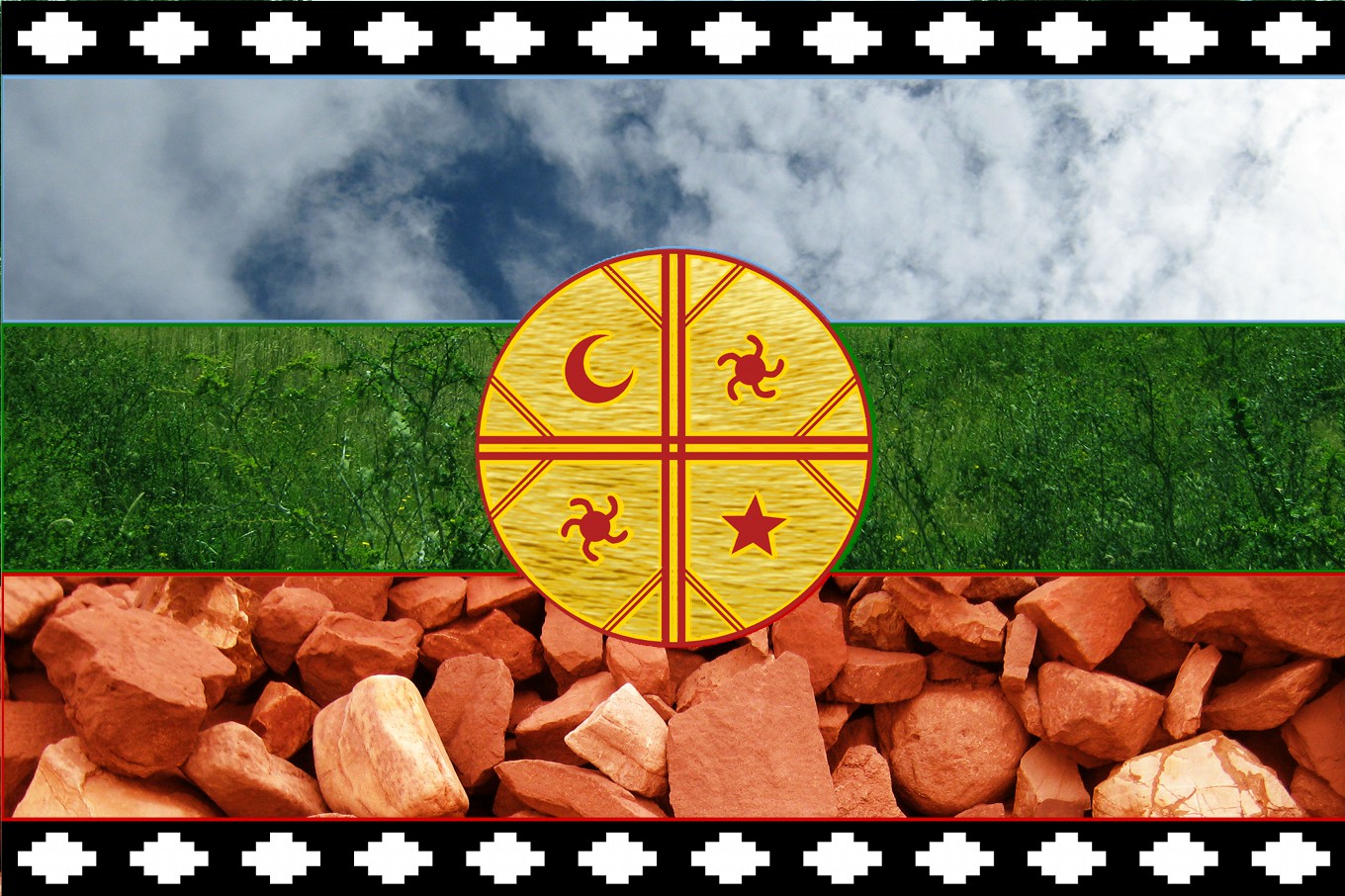 bandera mapuche significado de los colores bandera mapuche significado de los colores