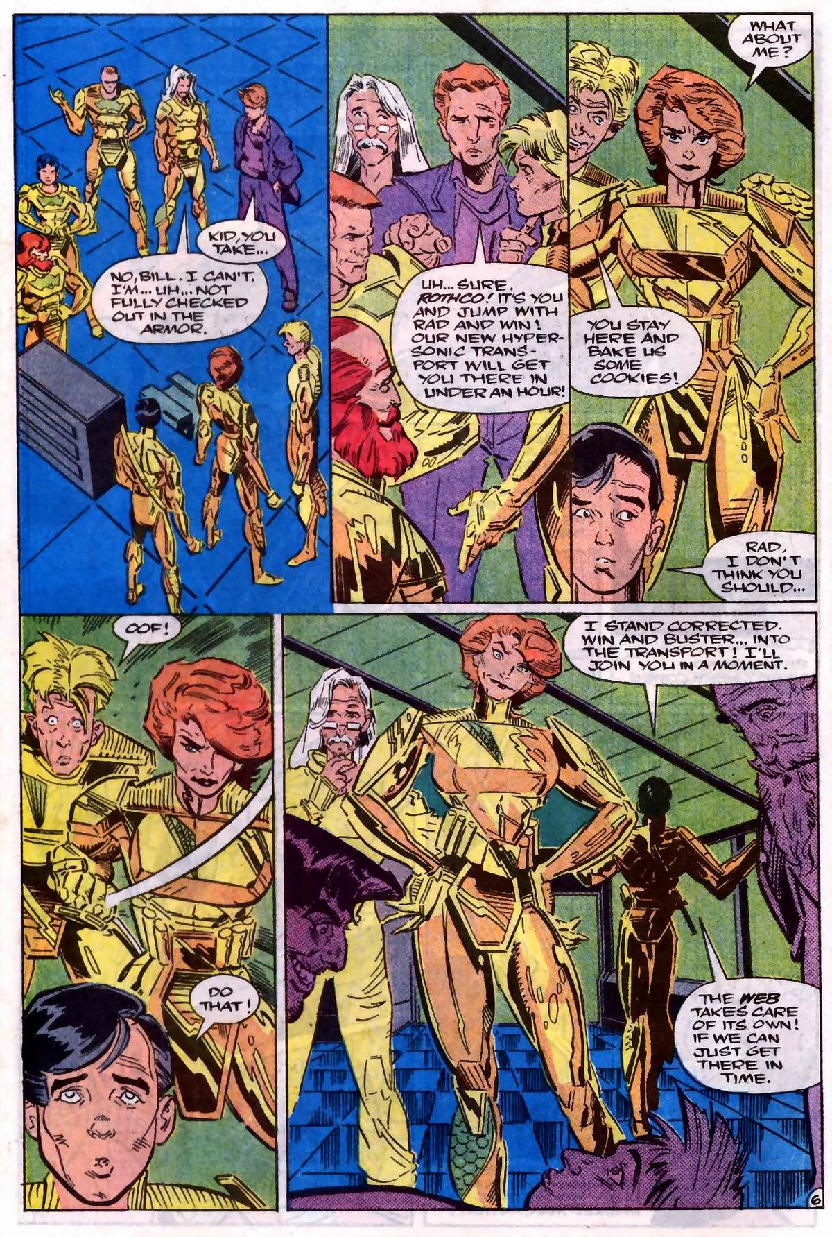 Read online The Web (1991) comic -  Issue #3 - 7
