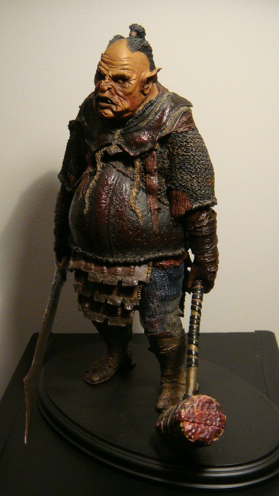 LORD OF THE RINGS Buste D'Orc Blessé Weta Sideshow