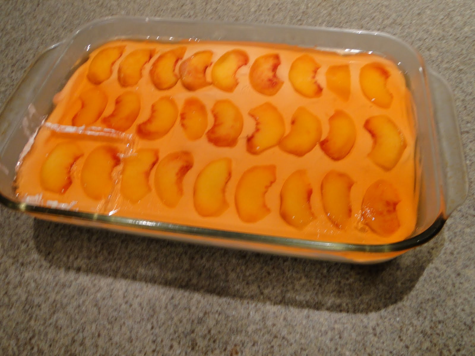 foreverblooming Peach Jello Dessert