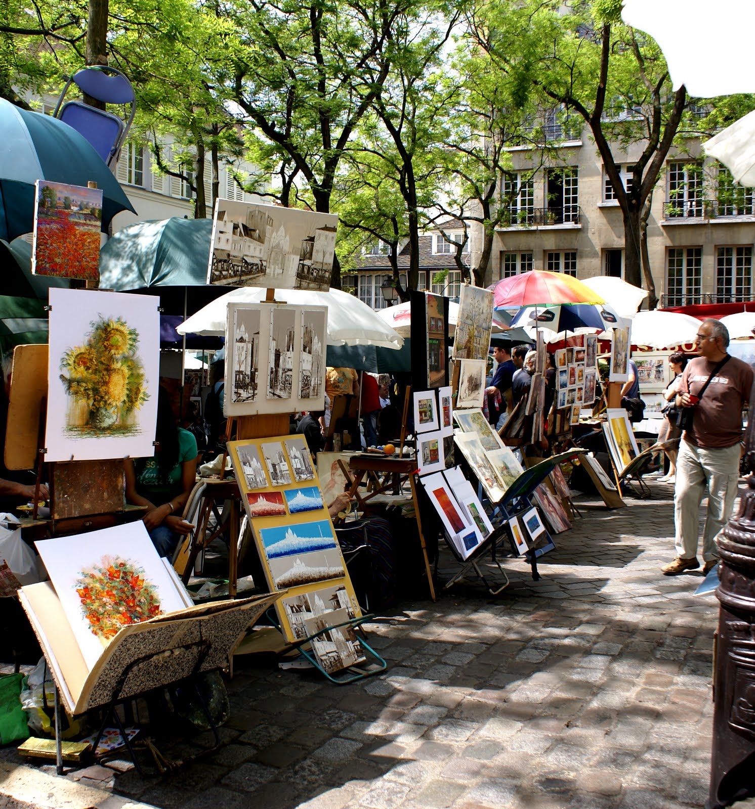 Kathy Dunham Artist & Photographer Parisian Art Market