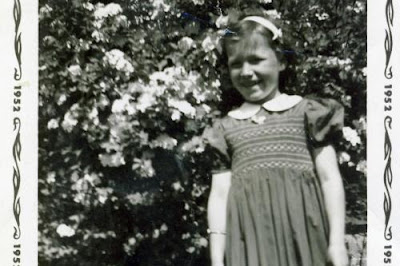 Sandy Burke as a youngster