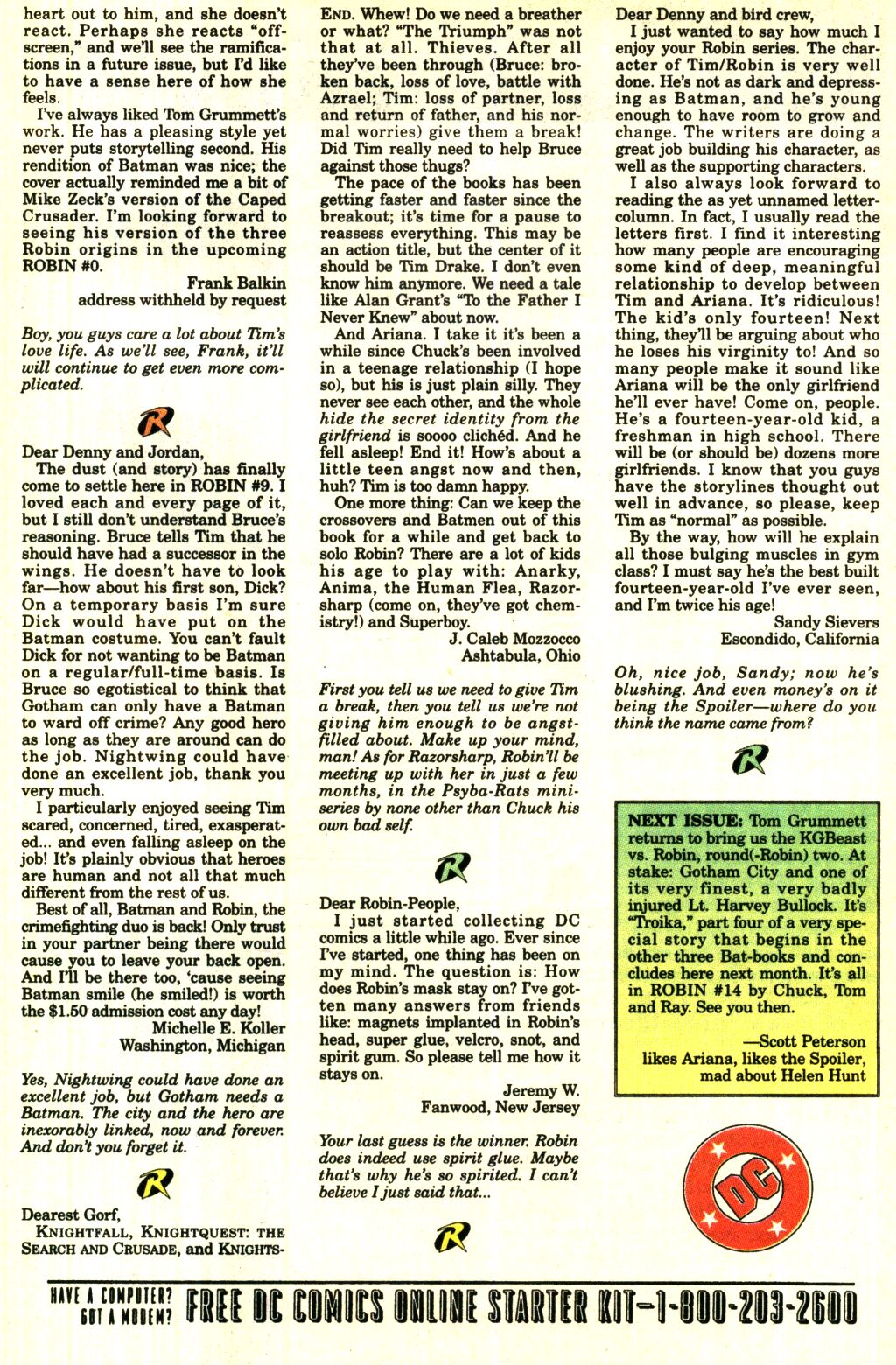 Read online Robin (1993) comic -  Issue #13 - 25