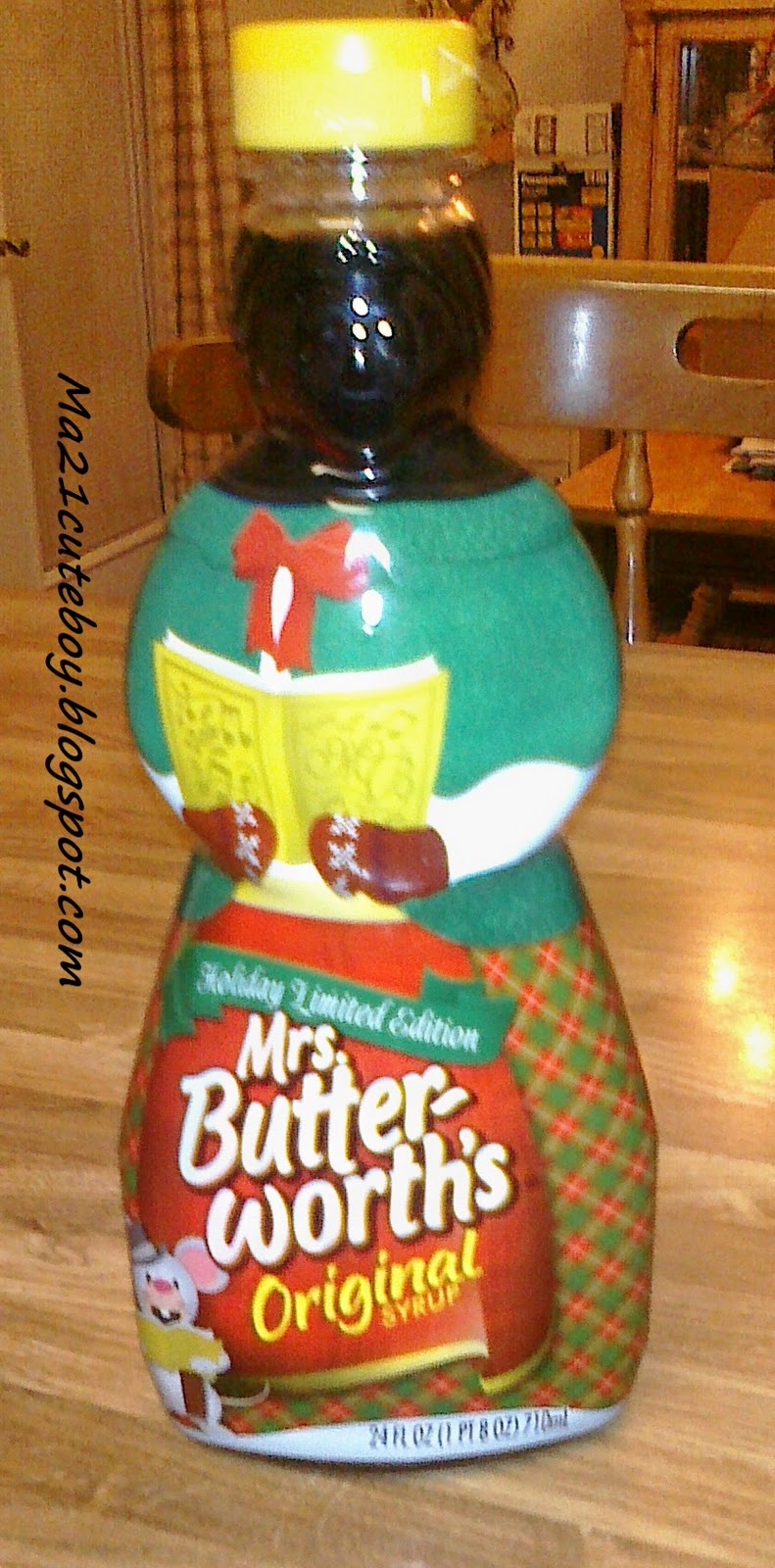 Ma21cuteboy Holiday Limited Edition Mrs. Butterworth Review + Giveaway...