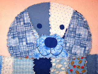Rag Quilt Throws Wall Ha
nging Pattern Cat Bear Dog 4993 | eBay