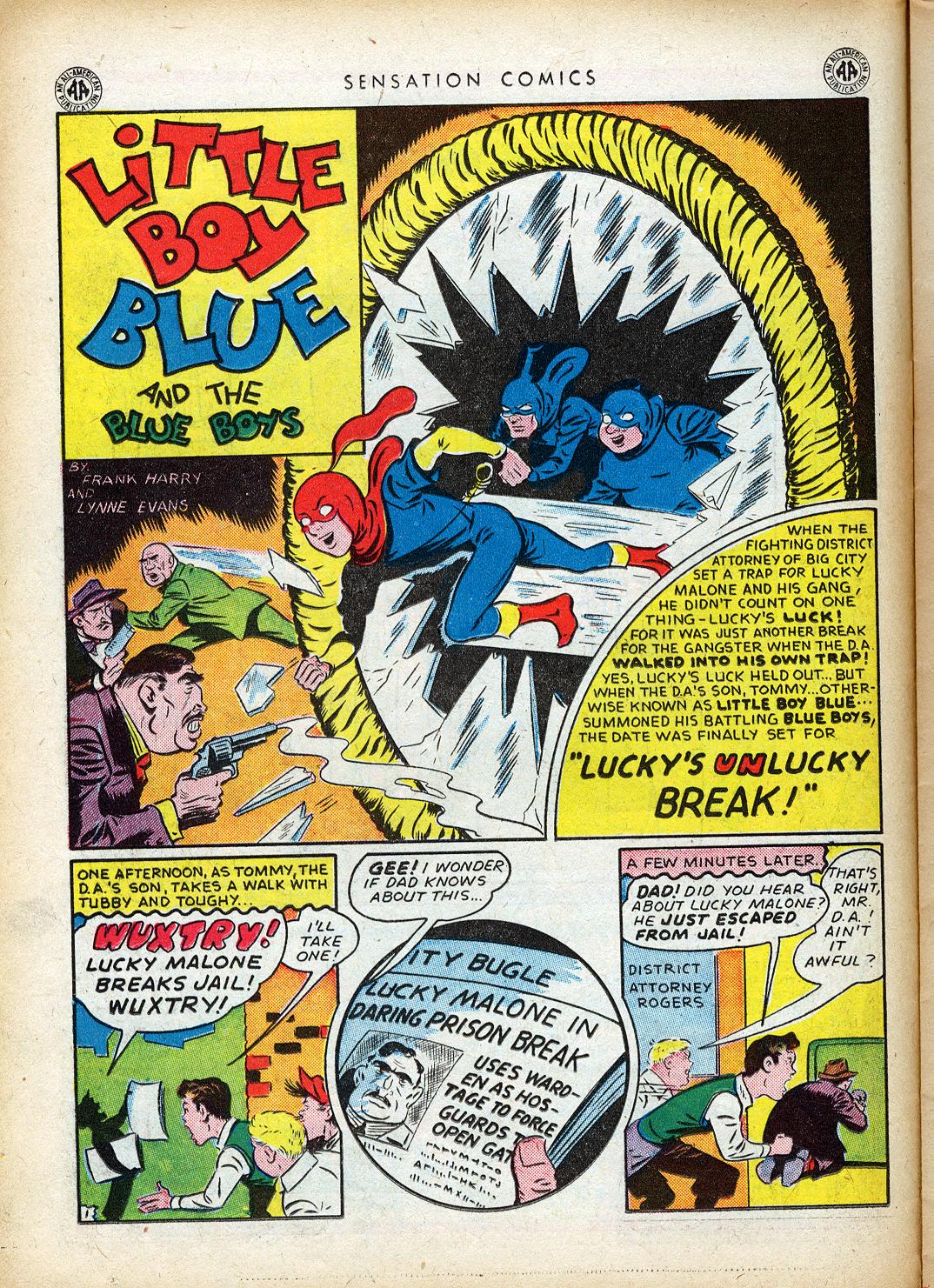 Read online Sensation (Mystery) Comics comic -  Issue #40 - 20