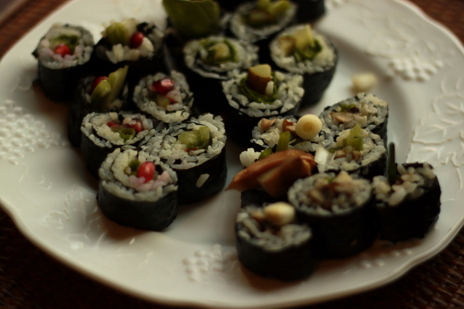 a billion tastes and tunes: new year; also, food