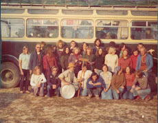 Passengers on Swagman bus to Kathmandu, Sept 76