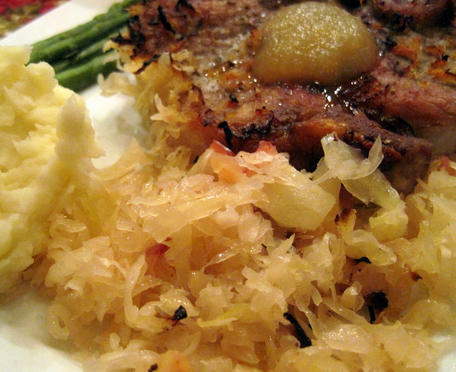 Oven Baked Pork Chops and Sauerkraut – A Cork, Fork, & Passport