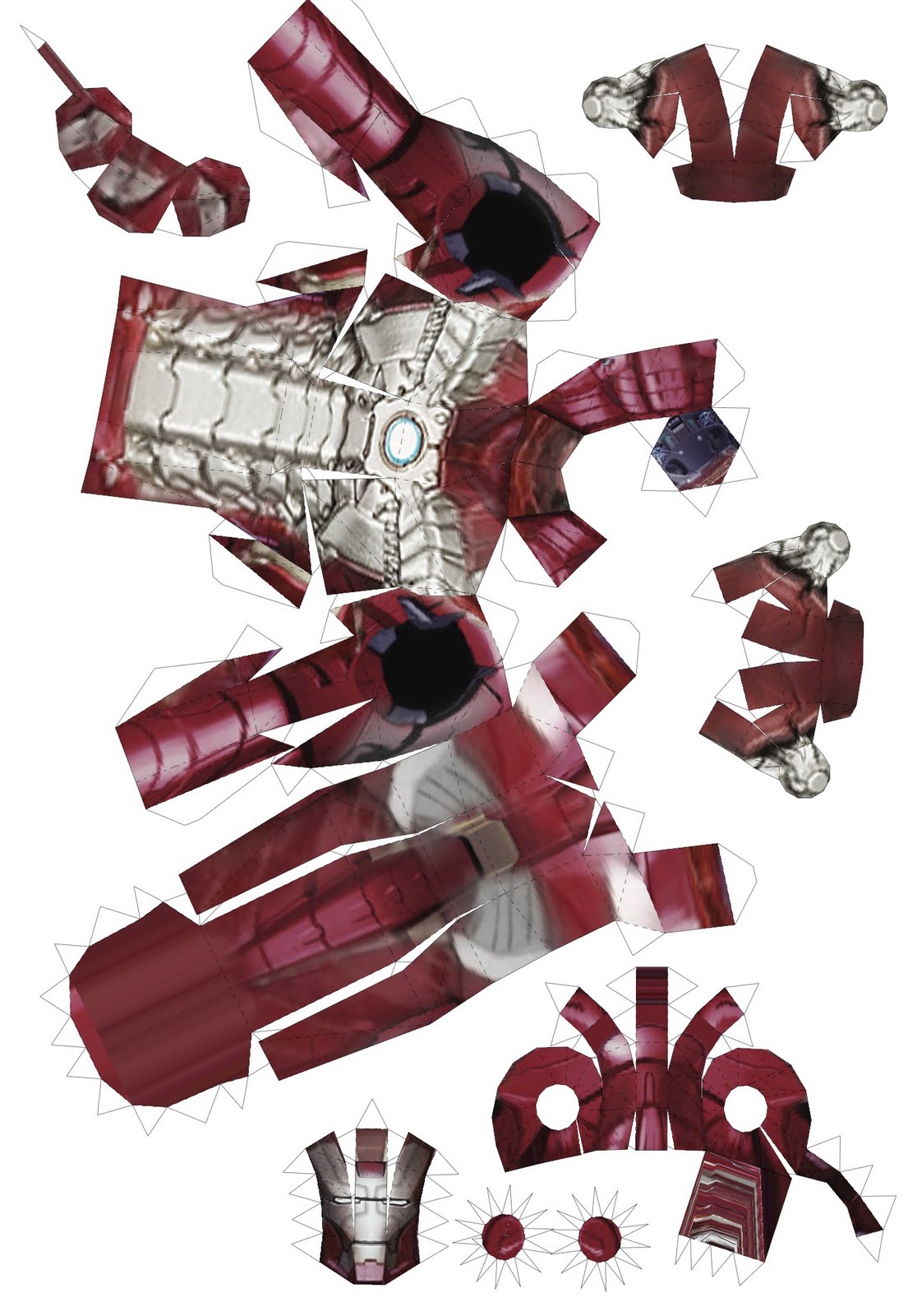 Данте из бумаги. Железный человек паперкрафт Mark 2. Перчатка железного человека пепакура.