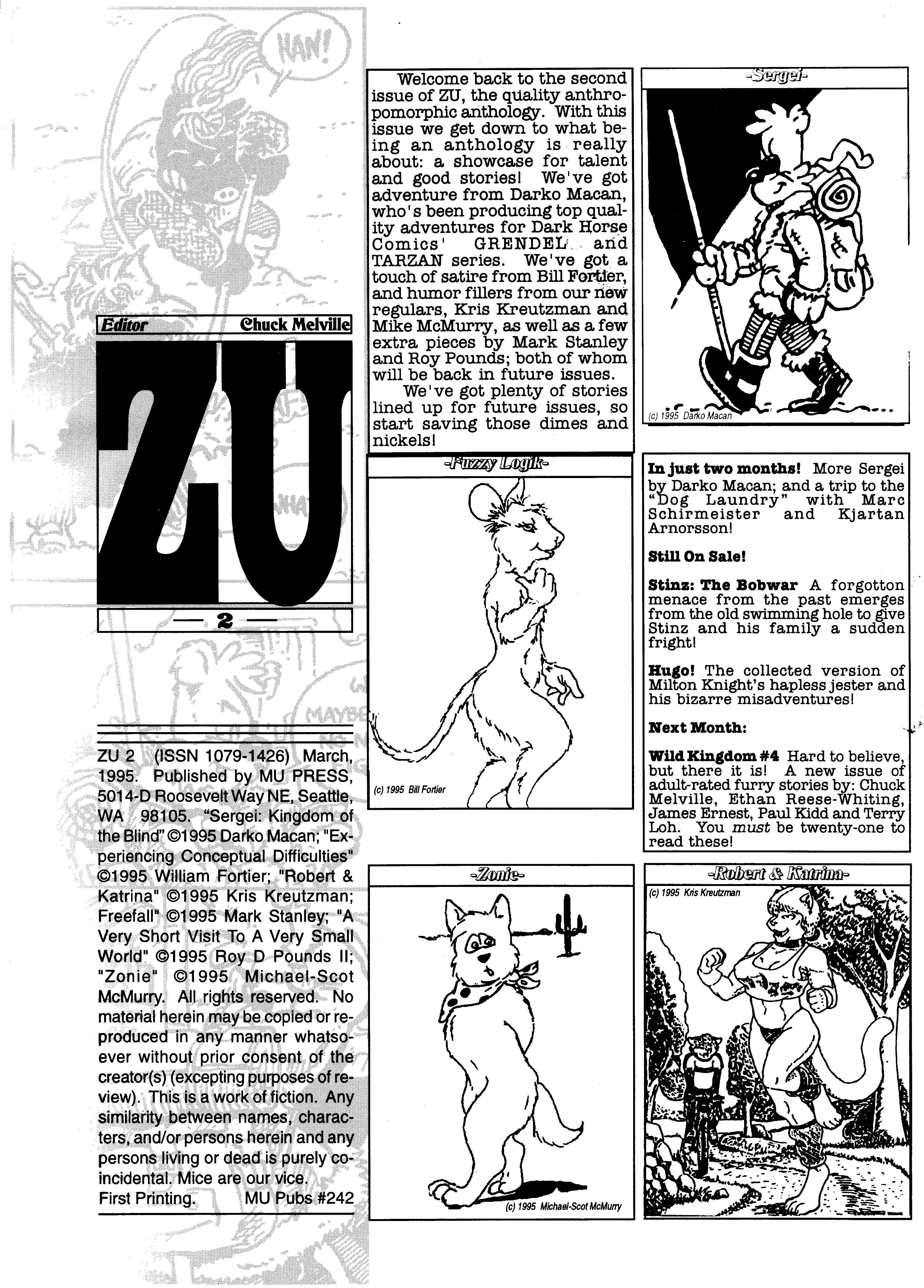 Read online ZU (1995) comic -  Issue #2 - 2